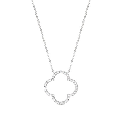 Micro Pave Setting Round Diamond Designer Pendant