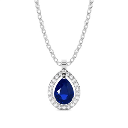 Pear Diamond Pendants