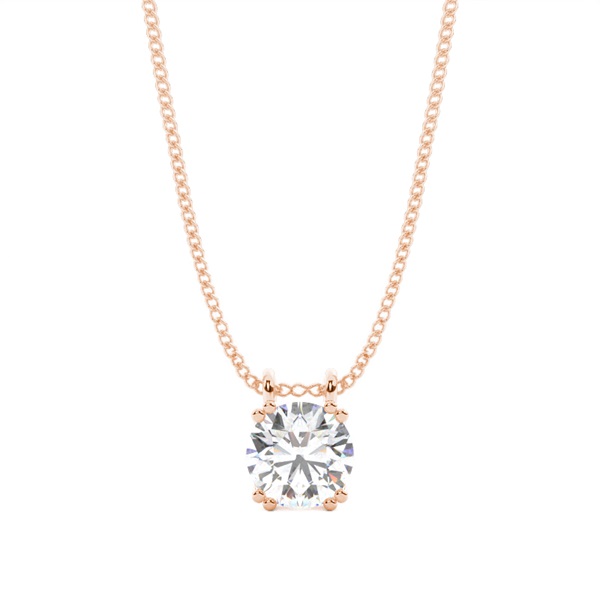 Prong Setting Diamond Solitaire Pendant