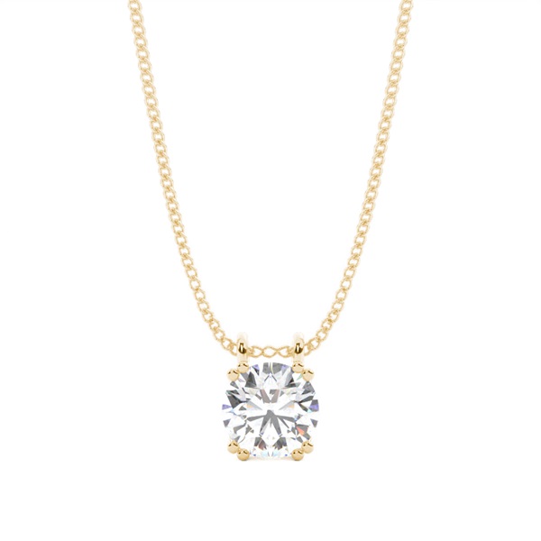 Prong Setting Diamond Solitaire Pendant