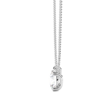 Prong Setting Diamond Solitaire Pendant