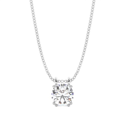 Prong Setting Diamond Solitaire Pendant