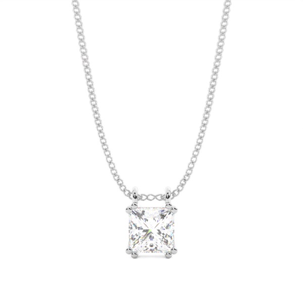 Prong Setting Diamond Solitaire Pendant