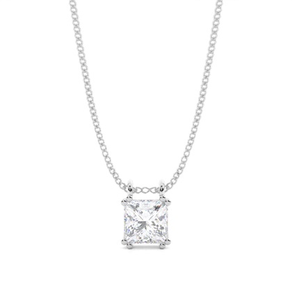 Prong Setting Moissanite Solitaire Pendant