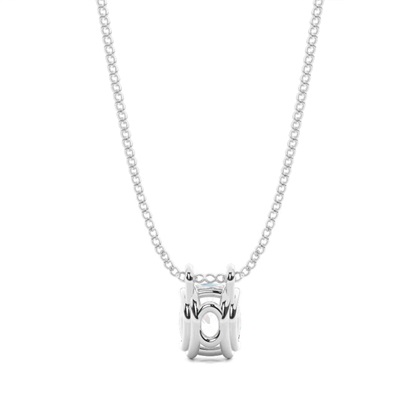 Prong-Einstellung Diamant Solitaire Anhänger