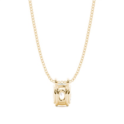 Prong-Einstellung Diamant Solitaire Anhänger