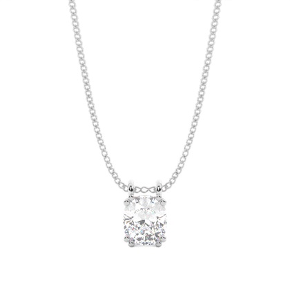 White Gold Solitaire Pendant