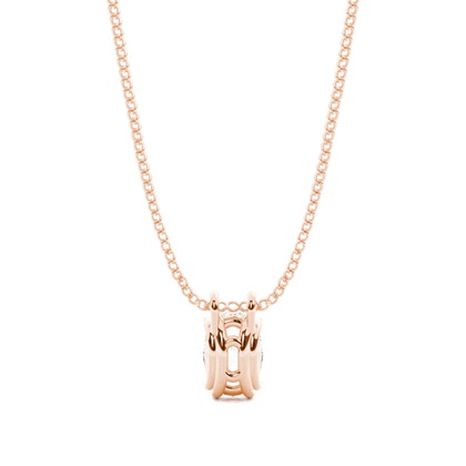 Prong-Einstellung Diamant Solitaire Anhänger