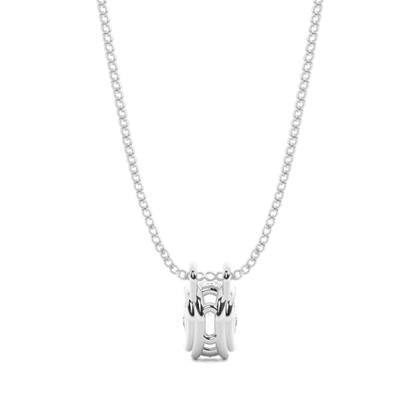 Prong-Einstellung Diamant Solitaire Anhänger