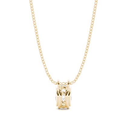 Oval Moissanite Pendants