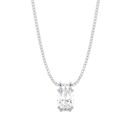 Prong Setting Diamond Solitaire Pendant