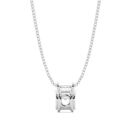 Prong-Einstellung Diamant Solitaire Anhänger