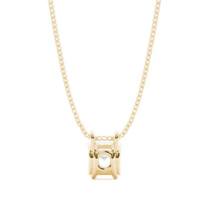 Prong-Einstellung Diamant Solitaire Anhänger