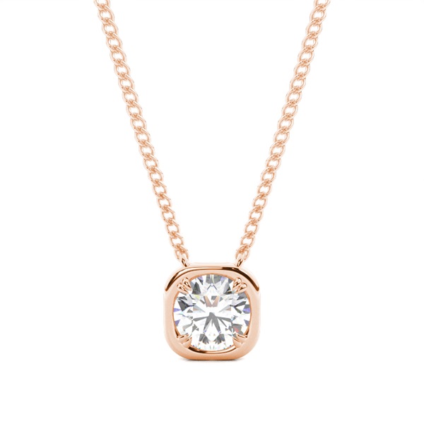 Prong Setting Diamond Solitaire Pendant