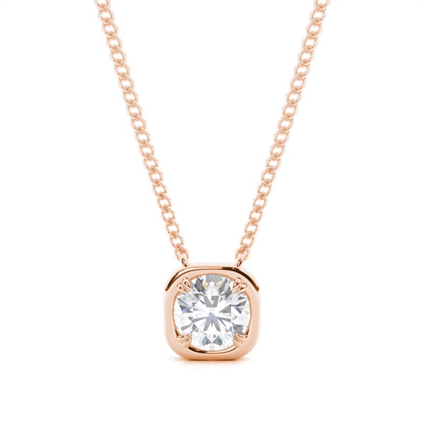 Prong Setting Moissanite Solitaire Pendant