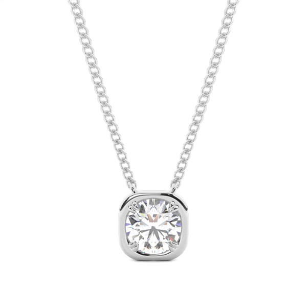 Prong Setting Diamond Solitaire Pendant