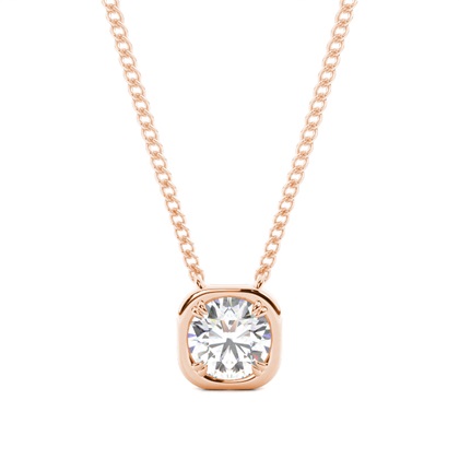 Prong Setting Diamond Solitaire Pendant