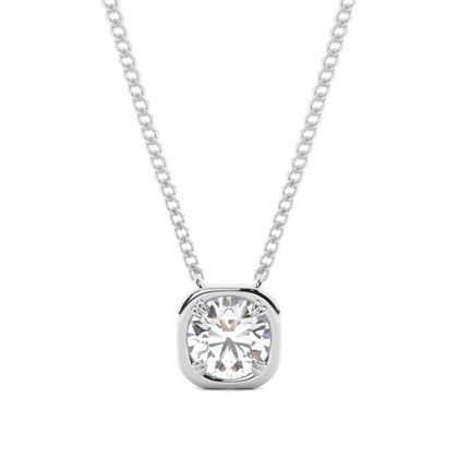Prong Setting Diamond Solitaire Pendant