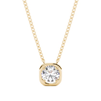 Prong Setting Diamond Solitaire Pendant