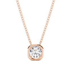 Prong Setting Diamond Solitaire Pendant