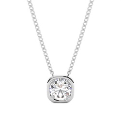 Prong Setting Diamond Solitaire Pendant