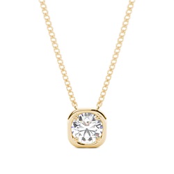 Prong Setting Diamond Solitaire Pendant