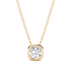 Prong Setting Moissanite Solitaire Pendant
