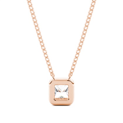 Prong-Einstellung Diamant Solitaire Anhänger