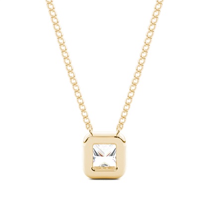 Prong-Einstellung Diamant Solitaire Anhänger