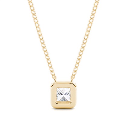 Yellow Gold Moissanite Pendants