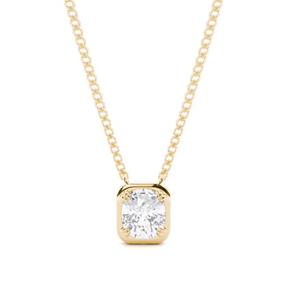 Cushion Diamond Pendants