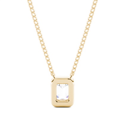 Prong-Einstellung Diamant Solitaire Anhänger