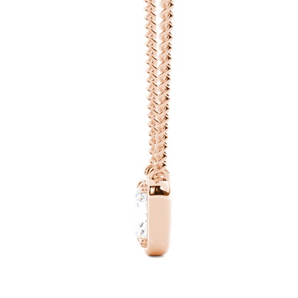 Prong-Einstellung Diamant Solitaire Anhänger