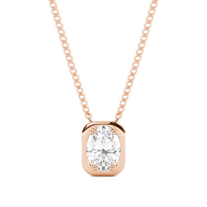 Prong Setting Diamond Solitaire Pendant