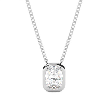 Prong Setting Diamond Solitaire Pendant