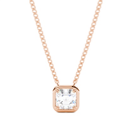 Rose Gold Diamond Pendants & Necklaces