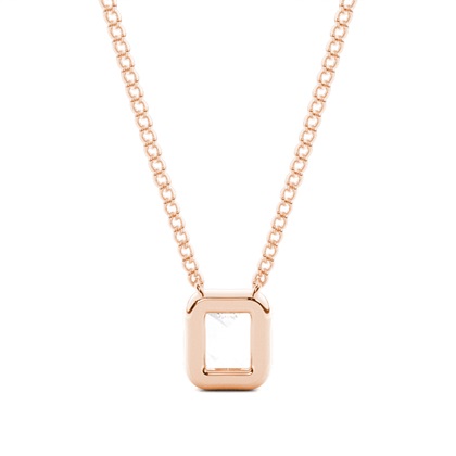 Prong-Einstellung Diamant Solitaire Anhänger