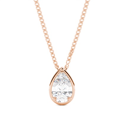 Prong Setting Diamond Solitaire Pendant