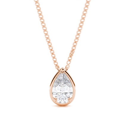 Prong Setting Moissanite Solitaire Pendant