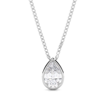 Prong Setting Moissanite Solitaire Pendant