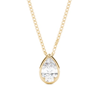Prong Setting Diamond Solitaire Pendant