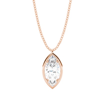 Prong Setting Diamond Solitaire Pendant