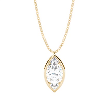Prong Setting Diamond Solitaire Pendant