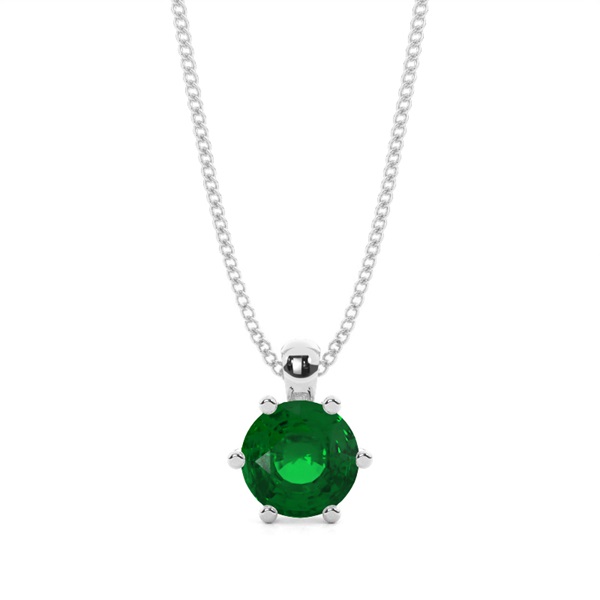 Prong Setting Solitaire Pendant