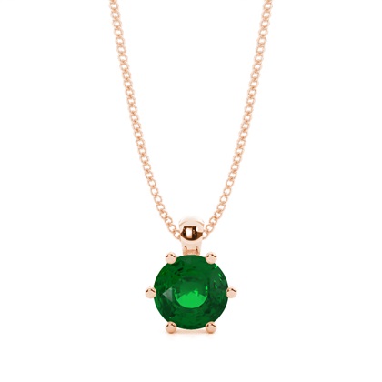 Rose Gold Diamond Pendants Gemstones
