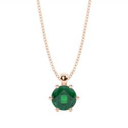 Prong Setting Solitaire Pendant