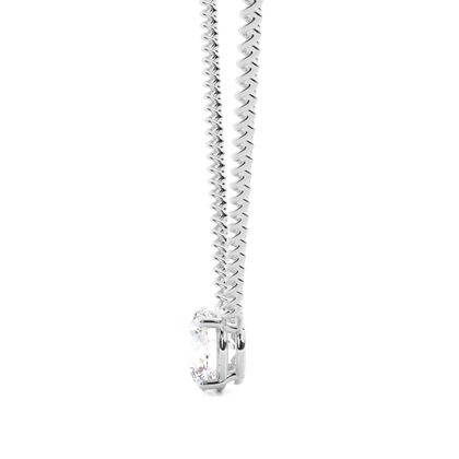 Prong Setting Diamond Solitaire Pendant