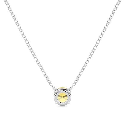 Gelber Diamant Solitär Anhänger