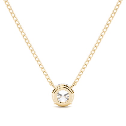 Prong-Einstellung Moissanit Solitaire Anhänger