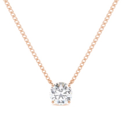 Prong Setting Moissanite Solitaire Pendant